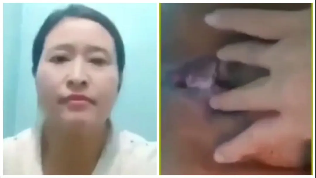 အန်တီကြီးရဲ့ ပူစီ – Myanmar Old Woman Showing Pussy In The Toilet