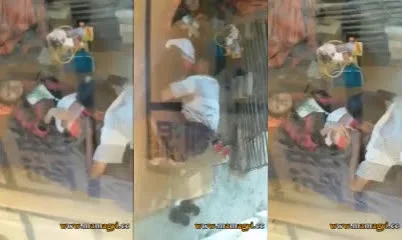 အပီပြင်ဆွဲနေတဲ့မြန်မာအတွဲချောင်းရိုက်