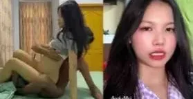 အောက်နုတ်ခမ်းကို ကိုက်ပြီးနာ-နေ-လည်း -အ-လိုး-ခံ-နေ-တာ ဘဲလေးကအရမ်းလိုး