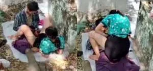 အားမရလို့ အပေါ်ကတက်ဆောင့်တဲ့စော် ချောင်းရိုက်