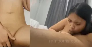 စော်ကိုစောက်ဖုတ်ကလိခိုင်းပြီး လီးမတောင်လို့မလိုးရ